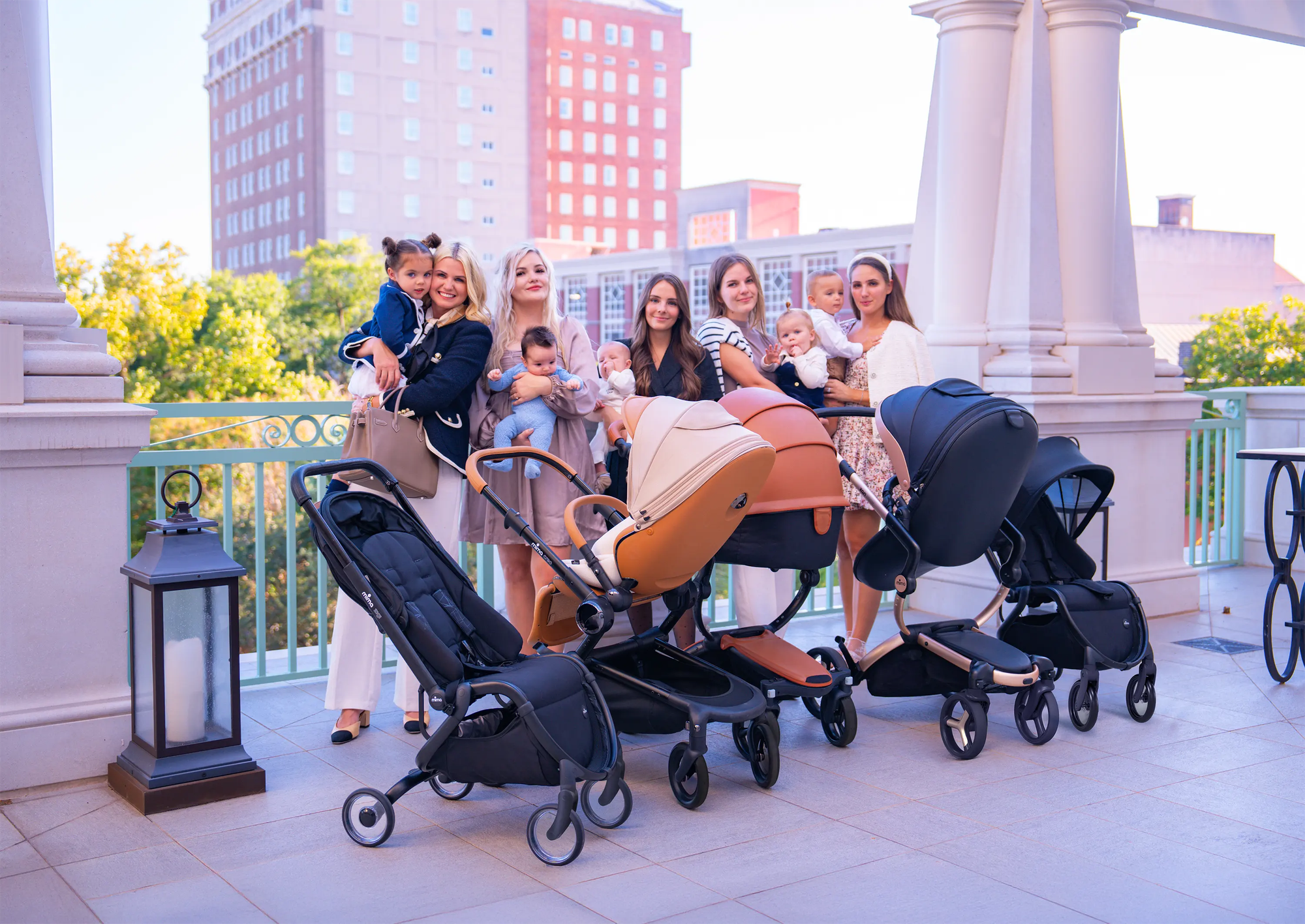 Mima Xari Max, Creo, and Miro strollers compared side by side