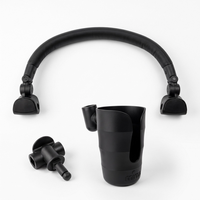 Mima Miro bumper bar, cup holder and adapter