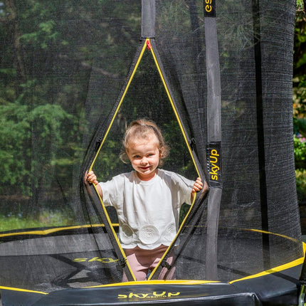 Espiro Sky Up 244 cm Gelb/Schwarz, Trampolin im Freien
