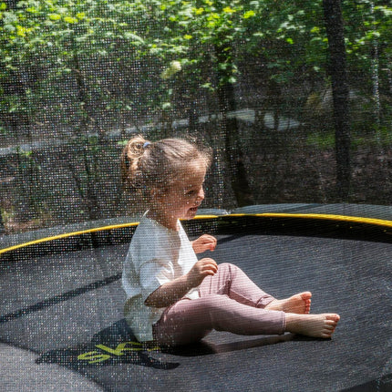 Espiro Sky Up 244 cm Gelb/Schwarz, Trampolin im Freien