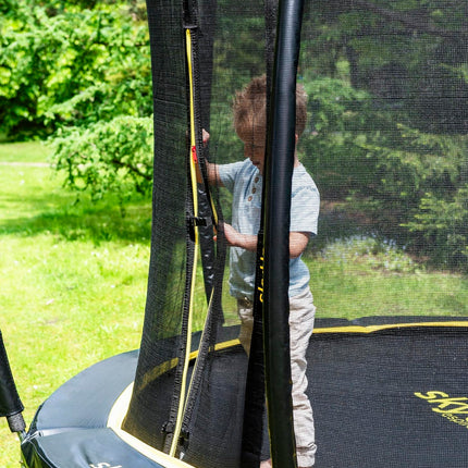 Espiro Sky Up 244 cm Gelb/Schwarz, Trampolin im Freien