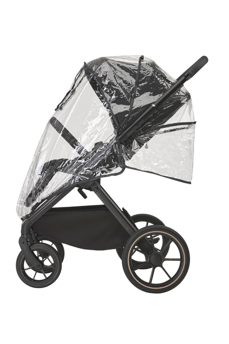 Espiro Clodi Trendy Black stroller with rain cover