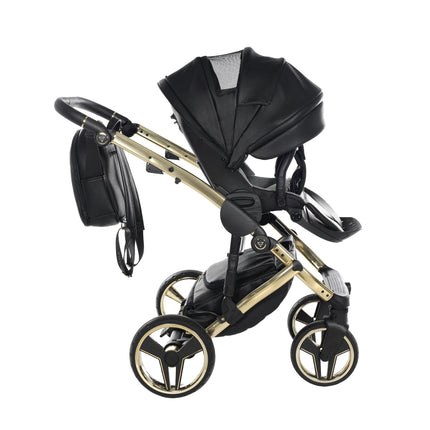 Junama Hand Craft Black & Gold stroller