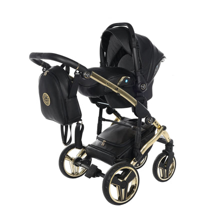Junama Hand Craft Black & Gold stroller