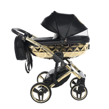 Junama Hand Craft Black & Gold stroller