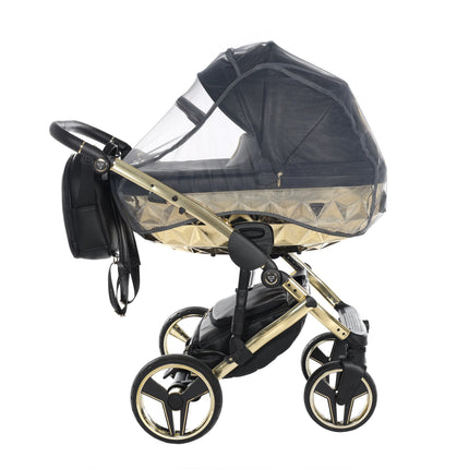 Junama Hand Craft Black & Gold stroller