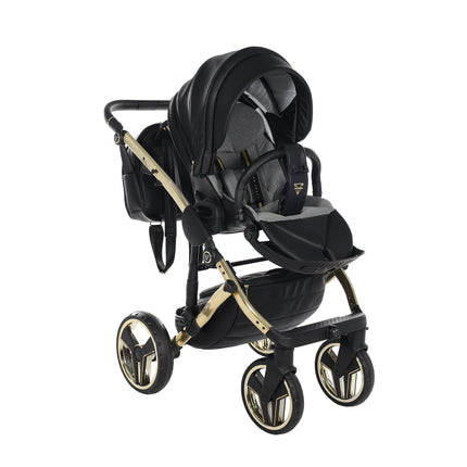 Junama Hand Craft Black & Gold stroller