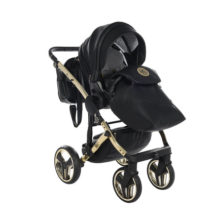 Junama Hand Craft Black & Gold stroller