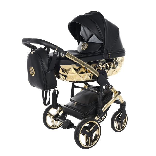 Junama Hand Craft Black & Gold stroller