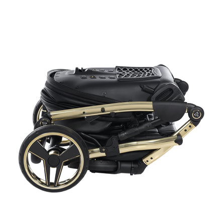 Junama Hand Craft Black & Gold stroller