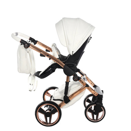 Junama Hand Craft White & Copper stroller