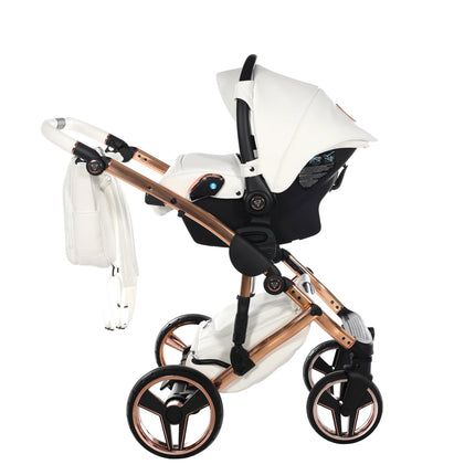 Junama Hand Craft White & Copper stroller