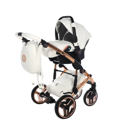 Junama Hand Craft White & Copper stroller