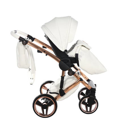 Junama Hand Craft White & Copper stroller