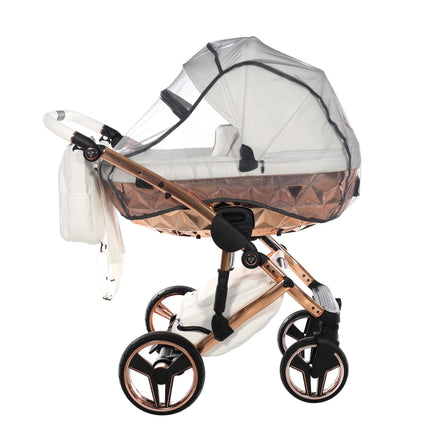 Junama Hand Craft White & Copper stroller