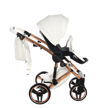 Junama Hand Craft White & Copper stroller