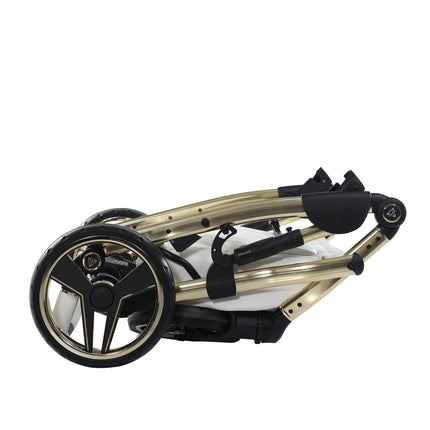Junama Hand Craft White & Gold stroller