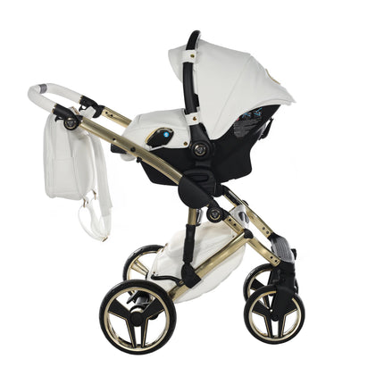 Junama Hand Craft White & Gold stroller