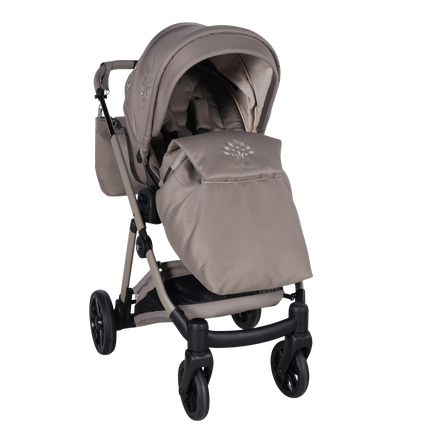 Junama Milano Cappuccino luxury stroller with carrycot / bassinet and seat unit, photo 9