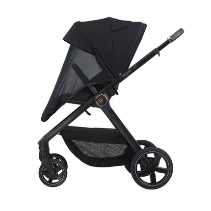 Espiro Only Stylish Black, moskitiera siedziska z innego kąta