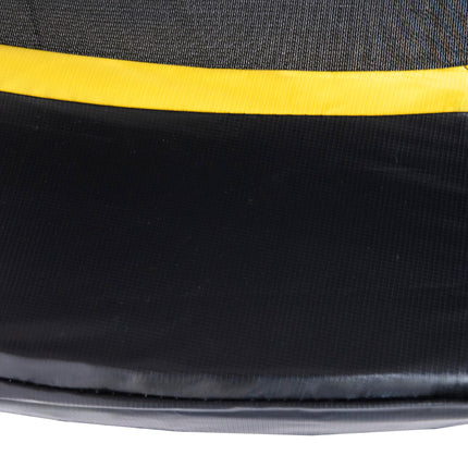 Espiro Sky Up Gelb/Schwarz, gepolsterte Federabdeckung des Trampolins