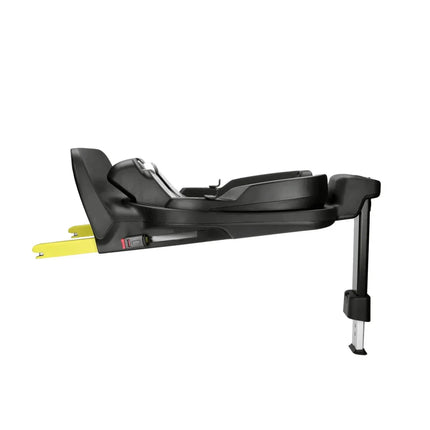 Otočná základňa Junama ISOFIX (360°) so spustenou opornou nohou.