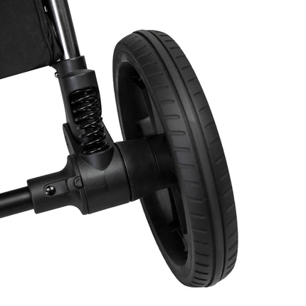 Espiro Wind, Negro mistral, detalle de la suspensión
