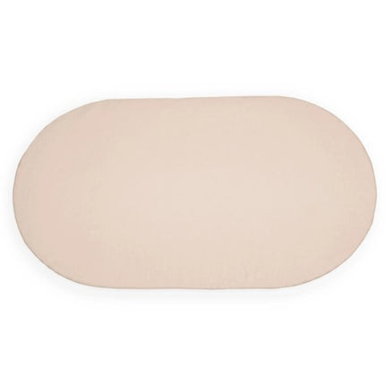 Beige Espiro Oasis crib sheet, oval