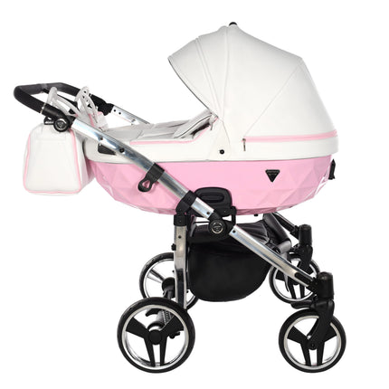 Junama Candy Duo Pink side-by-side double stroller
