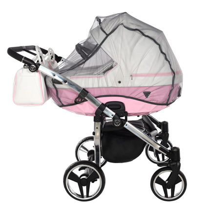 Junama Candy Duo Pink side-by-side double stroller