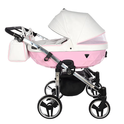 Junama Candy Duo Pink side-by-side double stroller