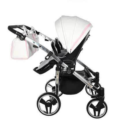 Junama Candy Duo Pink side-by-side double stroller