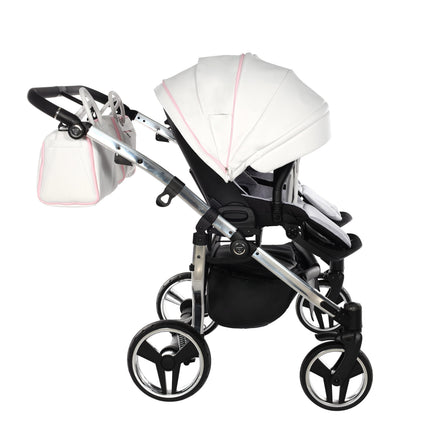 Junama Candy Duo Pink side-by-side double stroller
