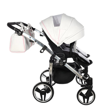 Junama Candy Duo Pink side-by-side double stroller