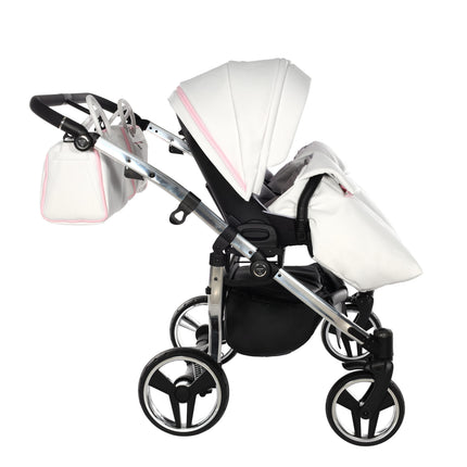Junama Candy Duo Pink side-by-side double stroller