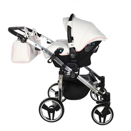 Junama Candy Duo Pink side-by-side double stroller