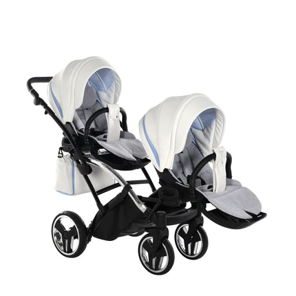 Junama Candy Duo Slim Blue tandem double stroller