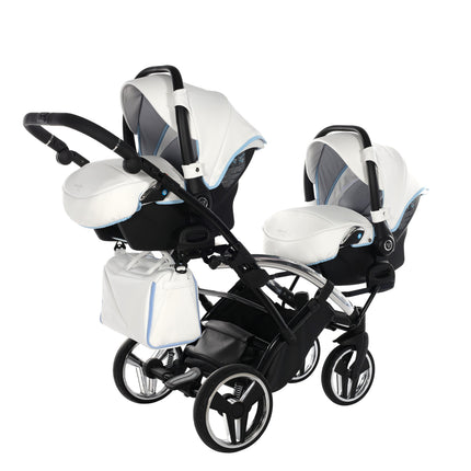 Junama Candy Duo Slim Blue tandem double stroller
