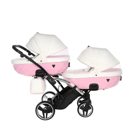 Junama Candy Duo Slim Pink tandem double stroller