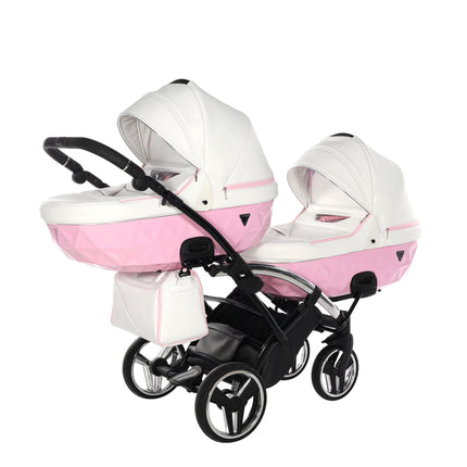 Junama Candy Duo Slim Pink tandem double stroller