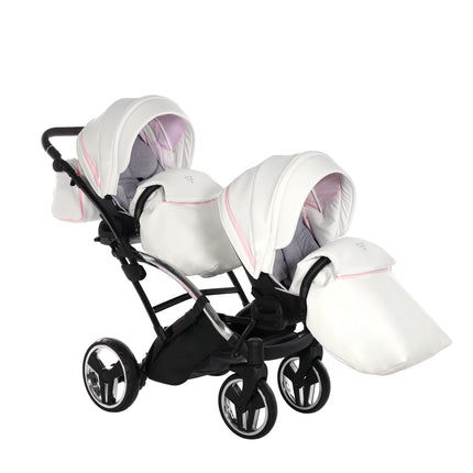Junama Candy Duo Slim Pink tandem double stroller