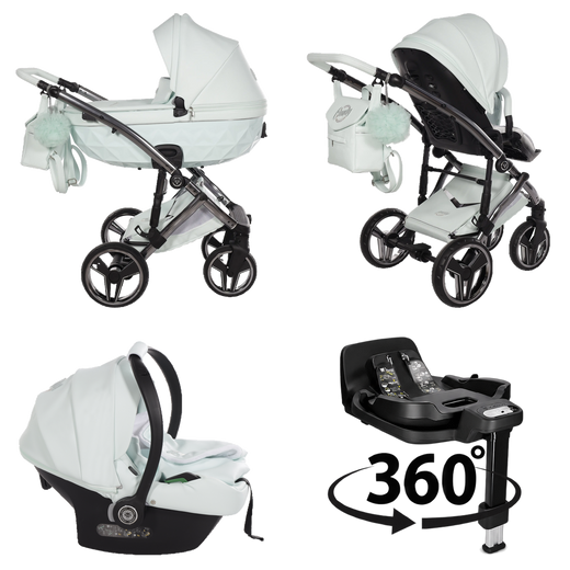 4 IN 1 (Includes Car Seat + 360° Rotating ISOFIX Base)