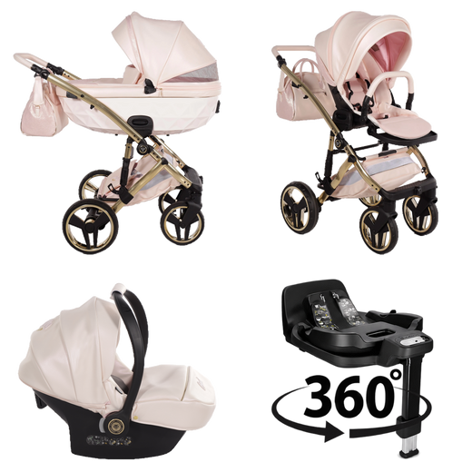 4 IN 1 (Includes Car Seat + 360° Rotating ISOFIX Base)