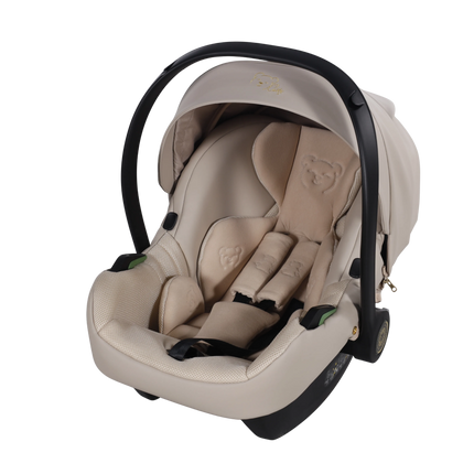 Junama Cubby Premium Beige matching car seat