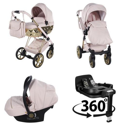 4 IN 1 (Includes Car Seat + 360° Rotating ISOFIX Base)