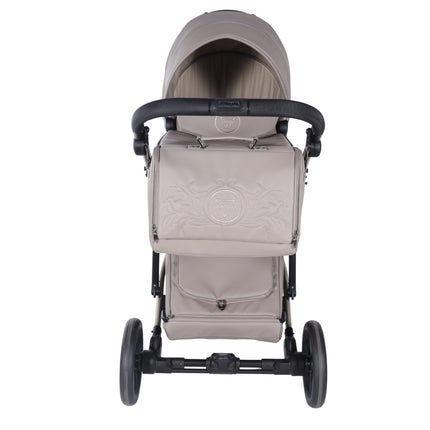 Junama Enzo Cappuccinno stroller with carrycot / bassinet