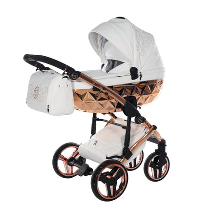 Junama Enzo White & Copper stroller