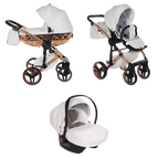 White and Copper / 3 IN 1 (Includes Car Seat)
