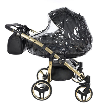 Junama Fluo Duo Black side-by-side double stroller
