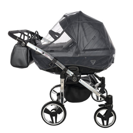 Junama Fluo Duo Gray side-by-side double stroller